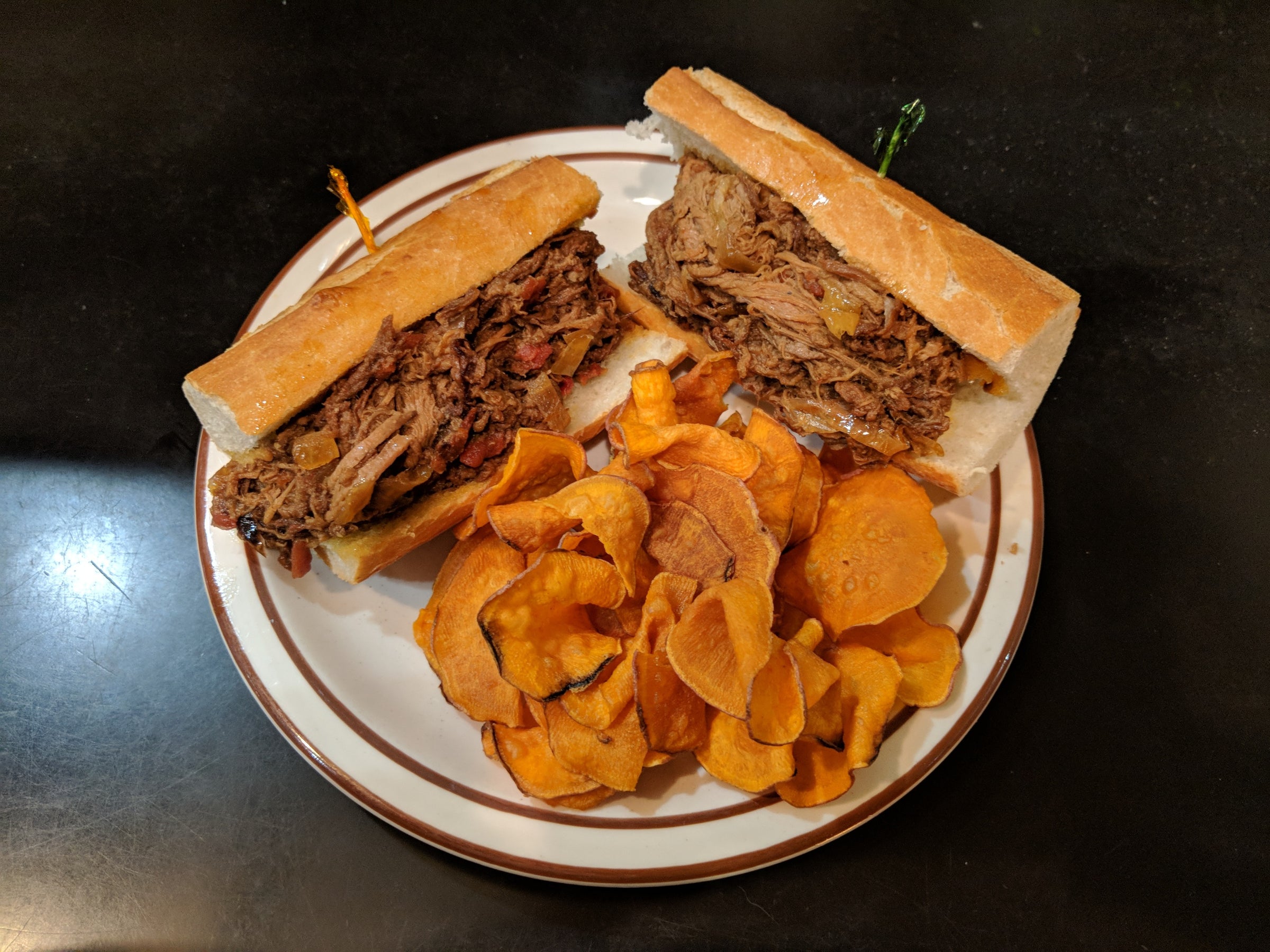 ROPA VIEJA SANDWICH La Feria To Go